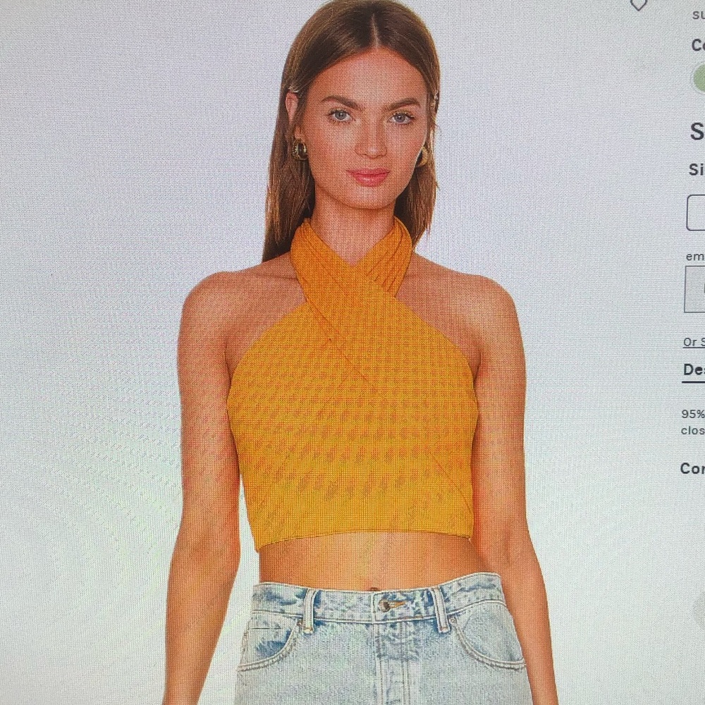 NWT! ✨ Revolve Amelie Wrap Top